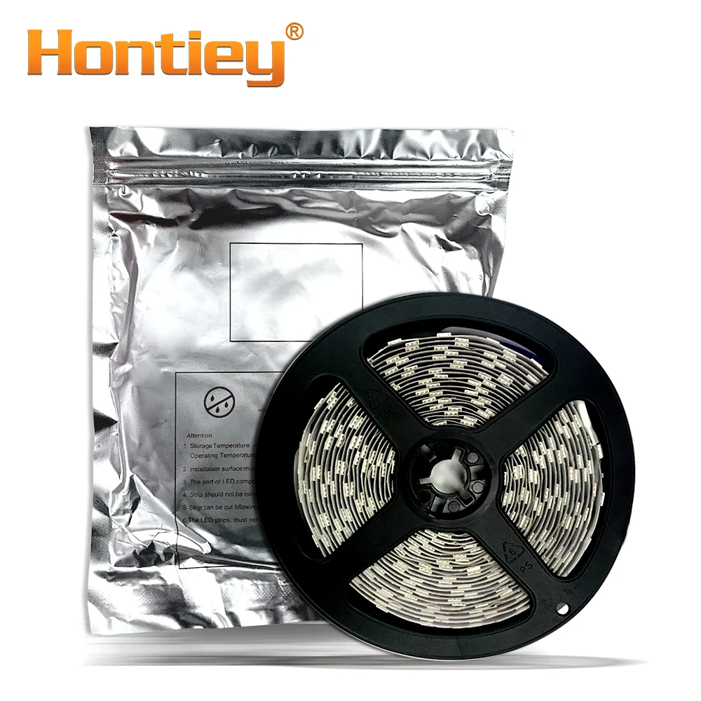 Светодиодная лента Hontiey SMD5050 или 2835 12 В постоянного тока 60 светодиодов/м 5 м/рулон