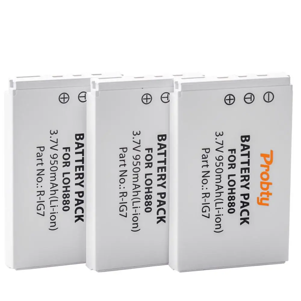 3 шт. R IG7 950mAh литий ионные аккумуляторы для Logitech Harmony LOH880 One 900 720 850 880 885 890 Pro H880