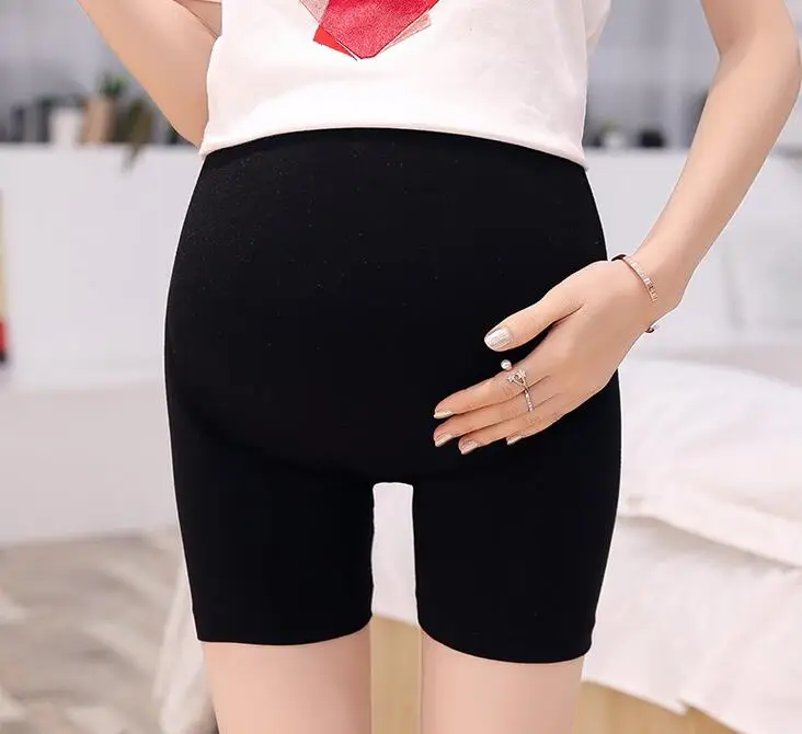 Сплошной цвет летняя Подушка для беременных короткие брюки обтягивающие трикотажные хлопковые базовые шорты сексуальное нижнее белье шорты - Цвет: 223a