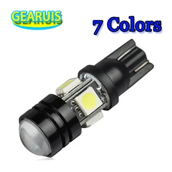 100X T10 LED W5W Light Bulbs 5050 SMD Lens 4 LED Eagle eye 1W 12V Parking 194 168 Xenon White Red Blue Green Yellow Wedge AAA 100X T10 LED W5W Light Bulbs 5050 SMD Lens 4 LED Eagle eye 1W 12V Parking 194 168 Xenon White Red Blue Green Yellow Wedge AAA