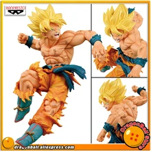 Japan Anime Dragon Ball Z Original Banpresto MATCH MAKERS vol.1 Collection Figure - SUPER SAIYAN SON GOKOU Goku japan anime dragonball dragon ball z original megahouse desktop real mccoy complete toy figure son goku 01 repaint no 02
