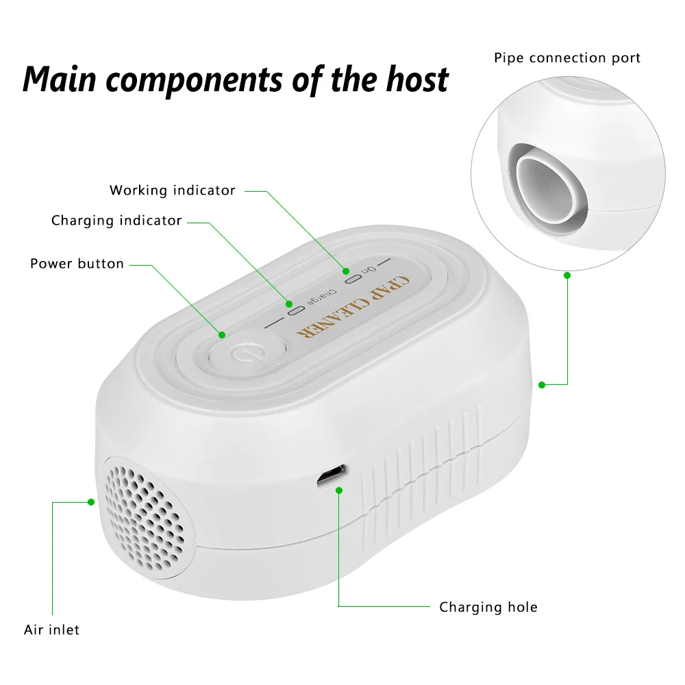 Портативный мини CPAP очиститель дезинфицирующий респиратор Дезинфекция машина для здоровья дыхания очиститель воздуха вентилятор дезинфицирующее средство