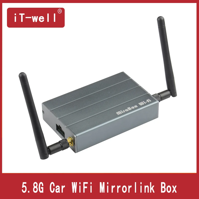 

5.8G Car WiFi Mirrorlink Box For iOS11/10 Android Car WiFi Airplay Mirroring Miracast DLNA Support Youtube Mirroring