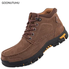 2019 spring & winter men's boots casual shoes genuine leather cow big size 38-47 military boot work shoe man ankle boots for men цена 2019 spring & winter men's boots casual shoes genuine leather cow big size 38-47 military boot work shoe man ankle boots for men цены онлайн