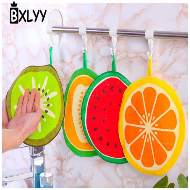 

BXLYY Kitchen Fruit Pattern Hand Towel 3pc Kitchen Accessories Kitchen Absorbent Rag Kitchen Gadget Home Decor Accessories.7z