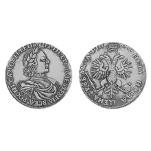 Питер 1 памятная монета под старину имитация Декор для дома ручной работы 40 мм