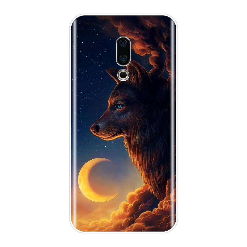 Крутой чехол для телефона с изображением волка s Meizu U10 U20 Pro 6 7 Plus силиконовый