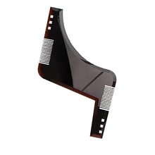 Все-в-одном борода гребень борода формируя шаблон инструмент для укладки нескольких мордерн бороды стилей