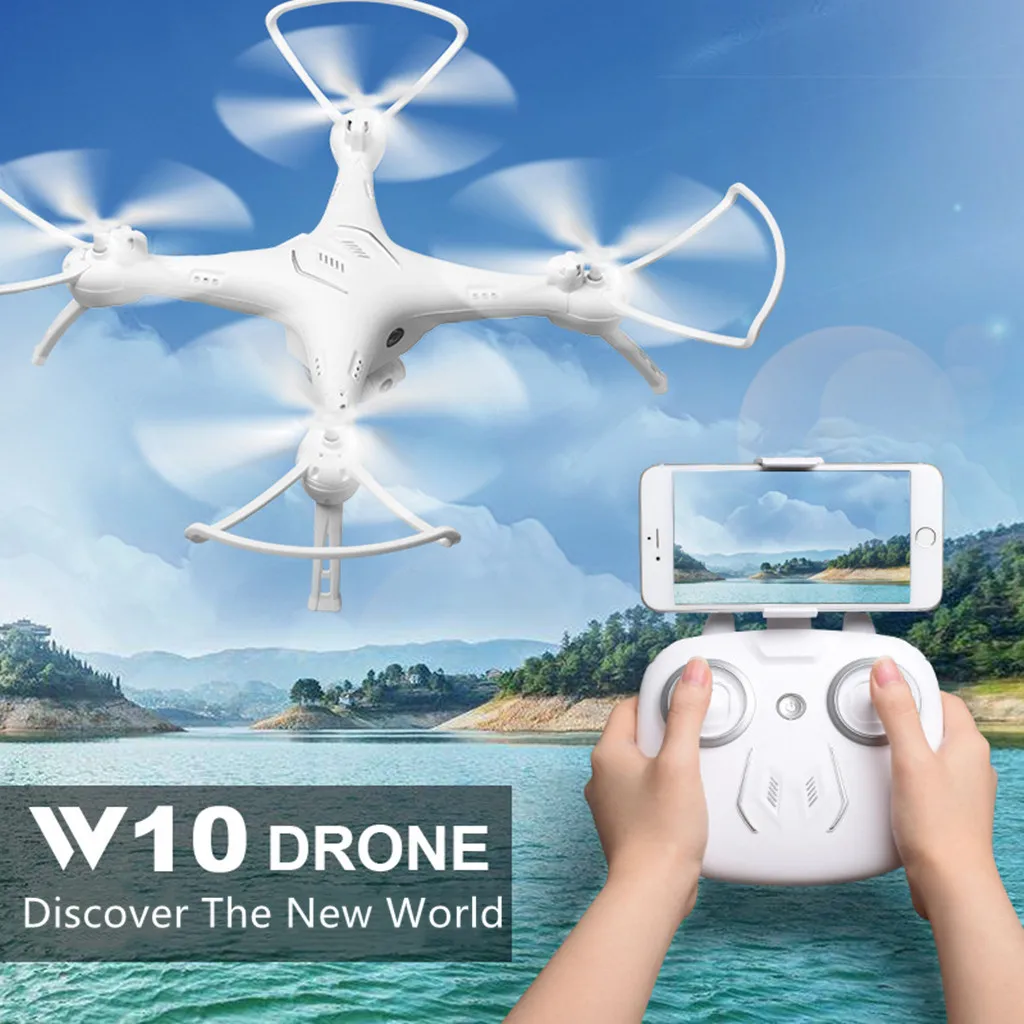 

HIINST Attop W10 Wifi FPV HD Camera Voice Control Altitude Hold Quadcopter Drone 19APR30 P35