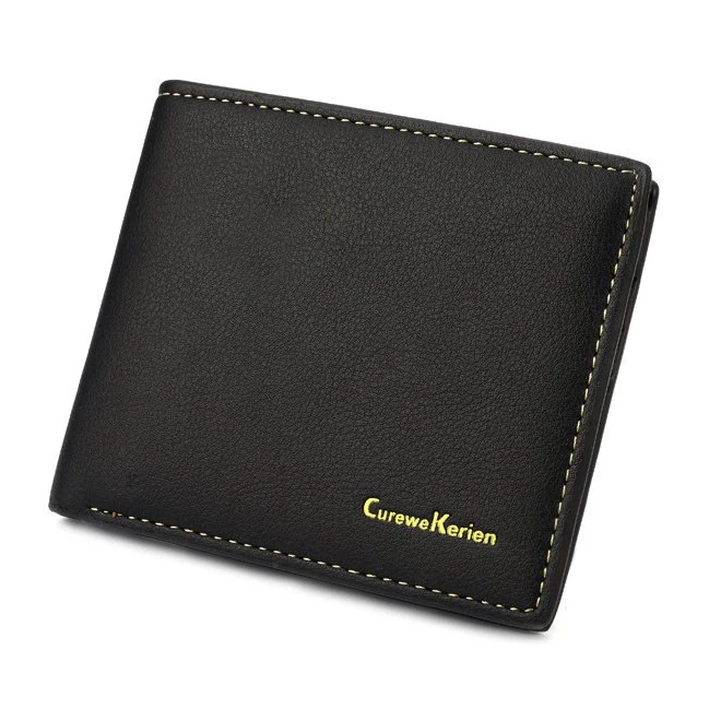 2018 Wallet New Casual Bifold Men Wallets Designer Short Male Purse Luxury Wallet Men with Card ...