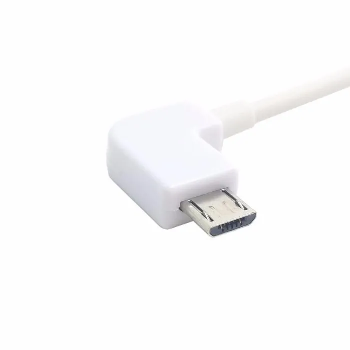 Левый Угловой 90 градусов Micro USB Мужской к USB кабель для зарядки данных 0,2 м 1 м 2 м 3 м 5 м 1 2 3 м для планшета 100 см белый