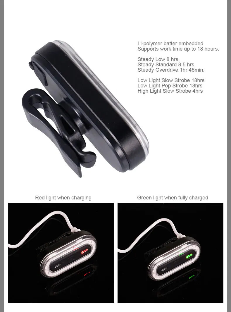 Cheap Deemount Cycle Tail Light Bike Rear Lamp USB Charge Warning Safety Lantern Oval-shaped 30 LED chips COB Up to 18hrs Runtime 7 Cheap Deemount Cycle Tail Light Bike Rear Lamp USB Charge Warning Safety Lantern Oval-shaped 30 LED chips COB Up to 18hrs Runtime 7