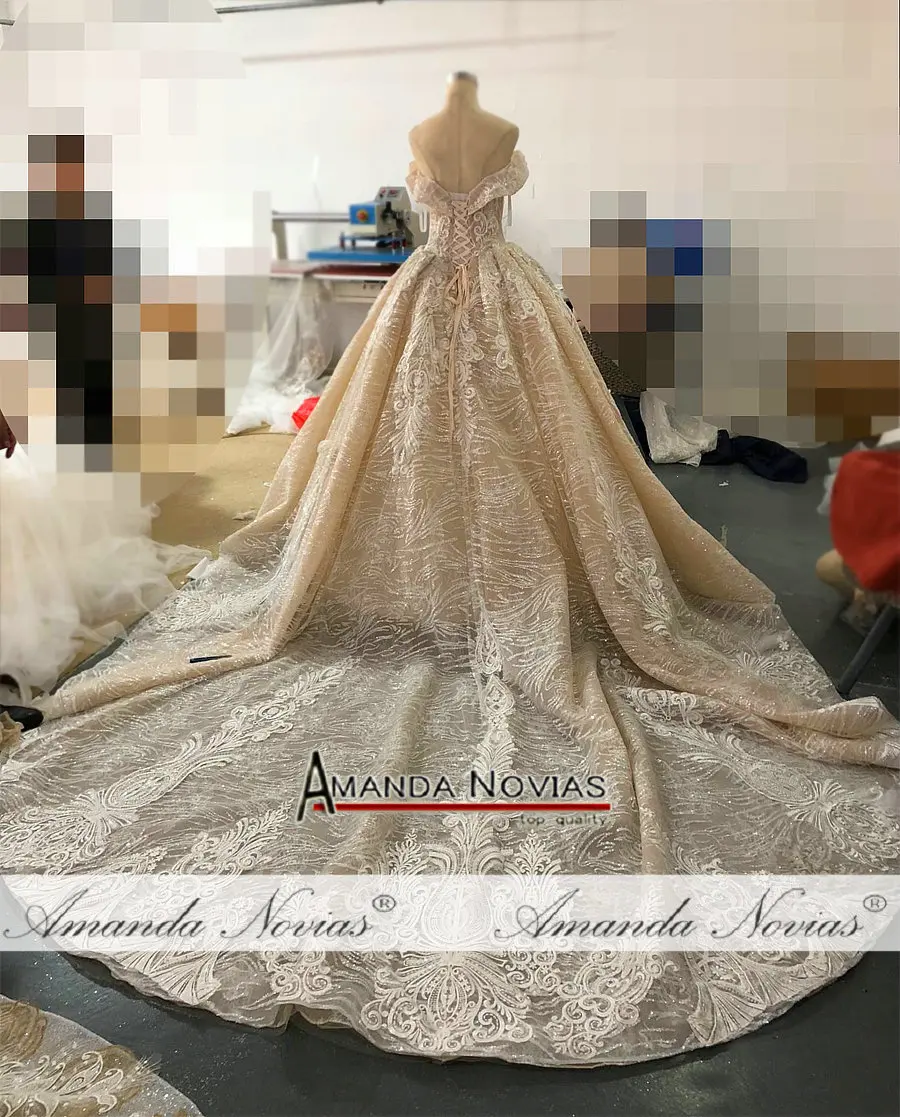 Новое свадебное платье с открытыми плечами и ремешки; robe de soiree