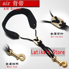 Air sax ошейник-воротник с лямкой на шее с тонкими лямками металлический закрытый крючок тайваньский
