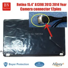 Used Late 2013 Mid 2014 A1398 LCD Screen Display Assembly For Apple Macbook Pro 15”Retina A1398 Full Screen 661-8310