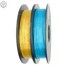Silk Shine 3D Printer Filament 1.75mm PLA 3D Printer Plastic Material Feel MakerBot/RepRap/UP/Mendel/ Silk Texture Copper Golden heacent reprap prusa mendel 3dp02 3d printer assembly kit 0 3mm nozzle 1 75mm filament