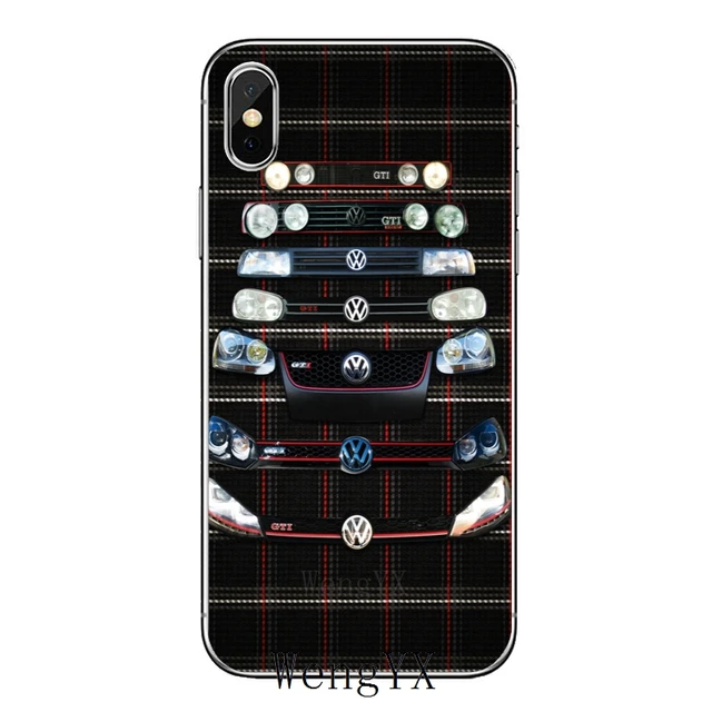 car Volkswagen VW logo slim silicone TPU Soft phone cover case For