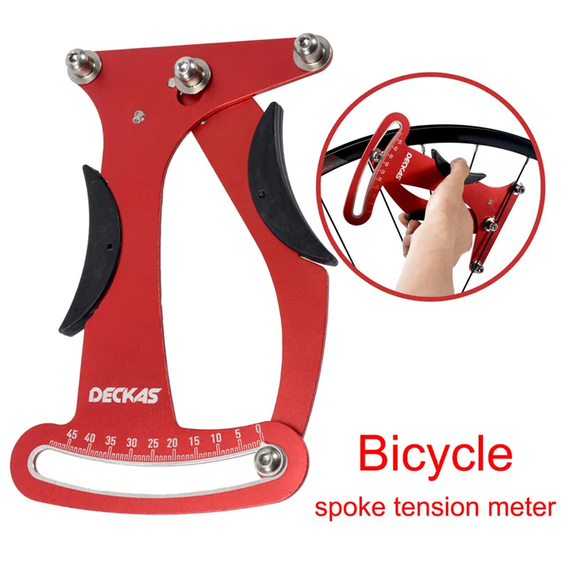 

UpperX Bicycle Wheel Bike Spoke Tension Meter Indicator Tensiometer Meter Attrezi Builders Tool Tensometer Adjustment Tool