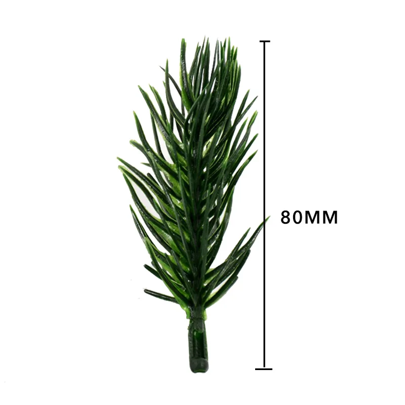 

10pcs Plastic Artificial Plants Pine Branches Christmas Tree Wedding Decorations DIY Handcraft Supply Kids Gift Bouquet10
