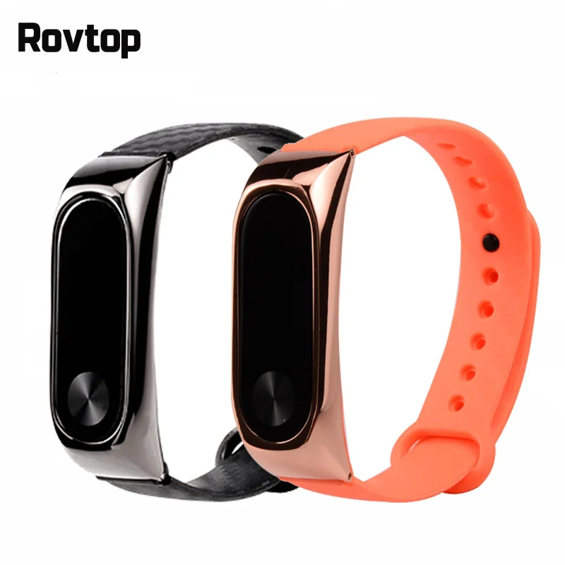 

Rovtop For mi band 2 Accessories Miband 2 Strap Replacement Silicone Wriststrap for Xiaomi Mi2 Smart Bracelet Wrist Ban