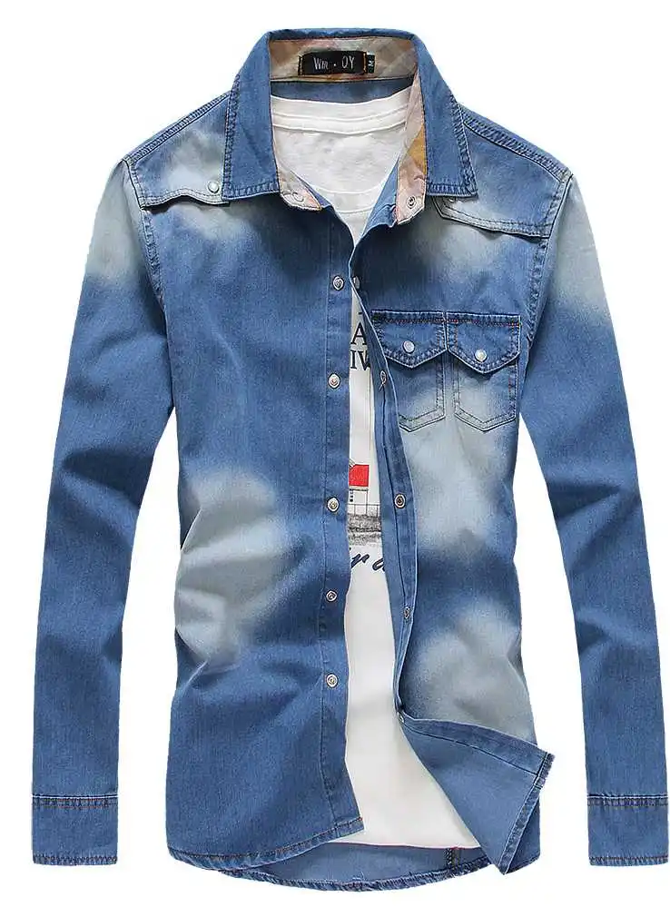 men's fashion denim shirts 2