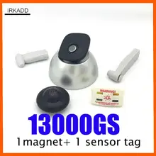 Магнитный датчик tag detacher 13000GS eas супер замок магазинная сигнализация системы RF8.2Mhz и 58Khz eas системы w/1 практическая бирка