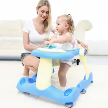 Детские ходунки для малышей от 6 до 18 месяцев, многофункциональные ходунки с защитой от опрокидывания, складные ходунки для малышей, передвижные ходунки