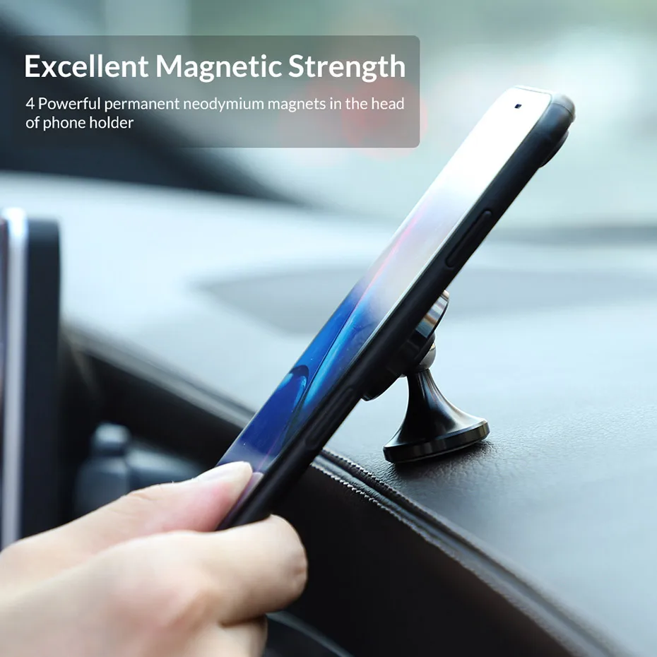 Магнитный держатель TOPK для iPhone Xs Max 8 7 6, держатель на вентиляционное отверстие, подставка для телефона в автомобиле, универсальный держатель для мобильного телефона, подставка