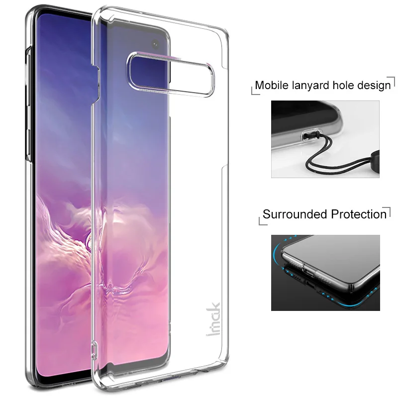 

For Samsung Galaxy S10 Plus S10 S10E Case iMAK Wear Resistant II Pro Crystal Hard Phone Case for Samsung S10 S10 Plu Case Bumper