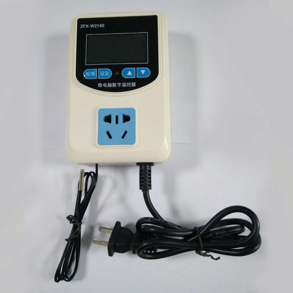 ZFX W2140 цифровой термостат AC220V ЖК контроллер температуры дисплея для обогревателя