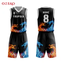 Модная баскетбольная спортивная одежда, полностью самодельная баскетбольная форма