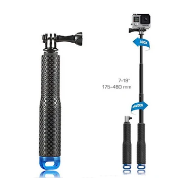 

Selfie stick tripod Aluminum Extendable Photo frame Pole Telescopic Handheld Monopod for GoPro Xiaomi Yi ENEK H9R