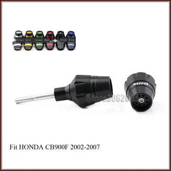 

Frame Slider Crash Protector Bobbins Falling Protection Motorcycle For HONDA CB900F CB900 F HORNET 919 2002-2007 LOGO REPSOL