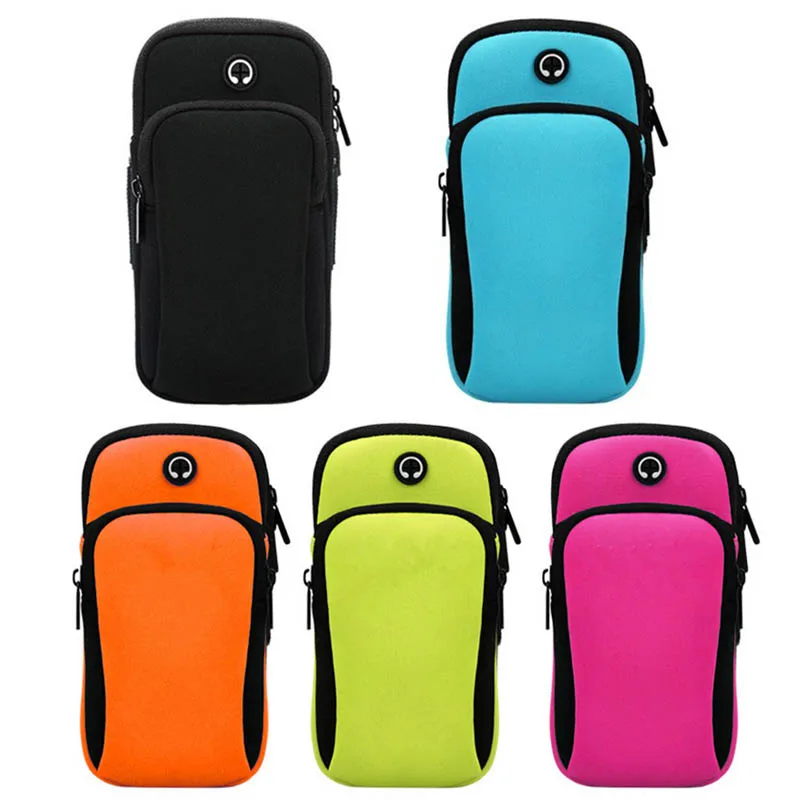 5 цветов, сумки для бега, портативные, для спорта на открытом воздухе, наручный ремешок, чехол, держатель для мобильного телефона, кошелек, сумка, сумки для фитнеса на открытом воздухе