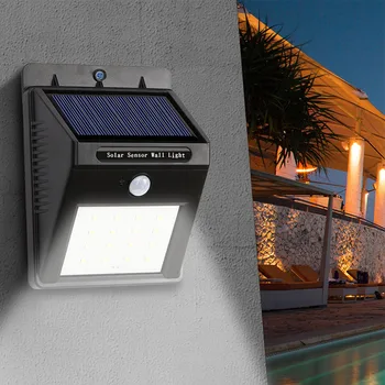 

LED Solar Light LED Wall Light Sensor Solar Power PIR Motion Outdoor Waterproof Garden Emergency Solar Lamp