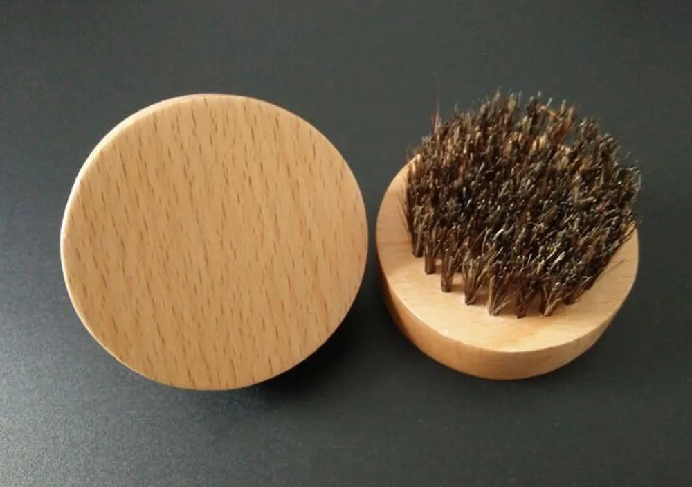 Мужская зубчатая щетка из голландсокого дерева щеточка для бритья щетка для волос для лица бамбуковая длинная ручка Мужская щетка для бритья