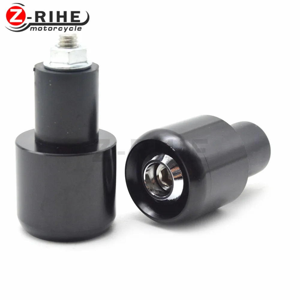 22mm CNC Aluminum Universal Motorcycle Handlebar Grips Ends Bar Ends