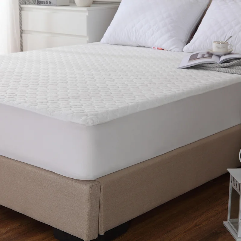 Dobby Waterproof Mattress Protector Super Soft Bed Sheet Anti Mite Mattress Cover Matress Protector