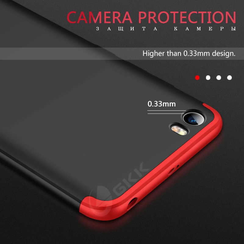 Роскошный чехол GKK для xiaomi redmi go с полным покрытием 360 градусов ударопрочный