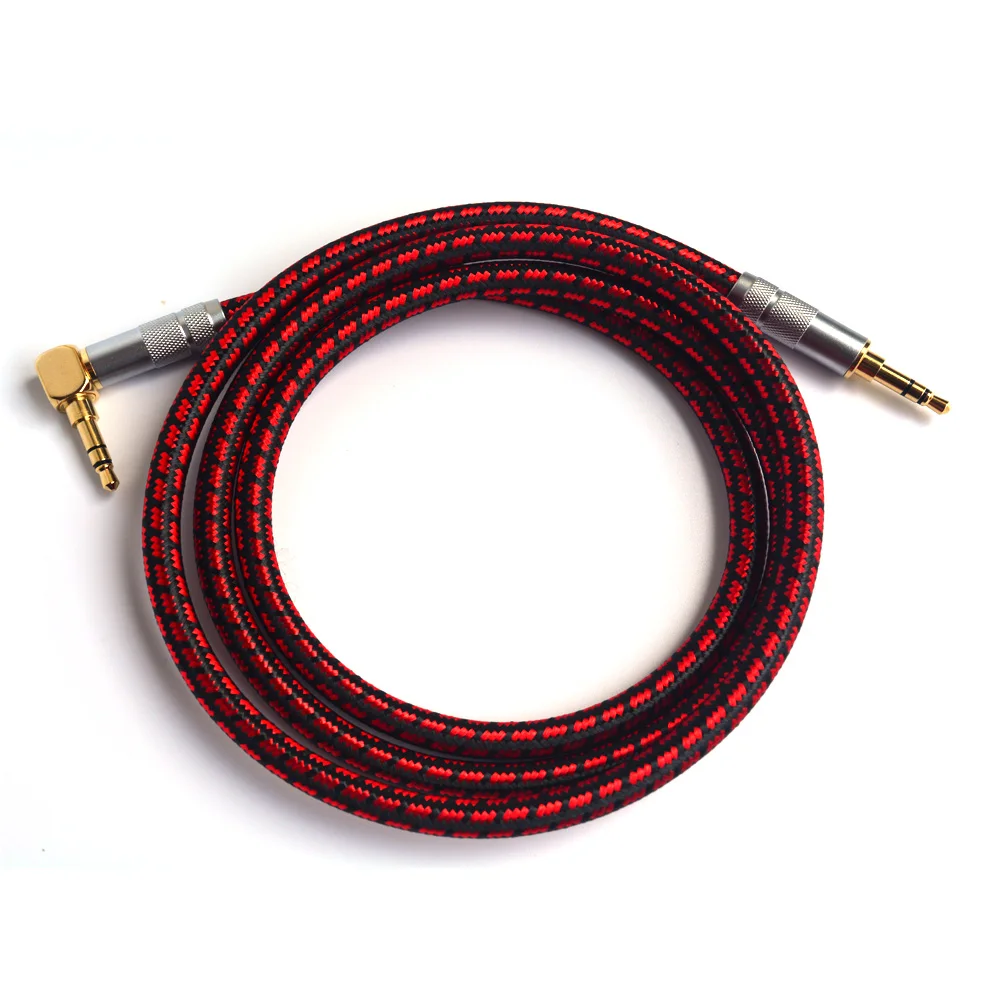

MonsterProlink 3.5mm To 3.5mm Stereo AUX Audio Cable Right angle for Car phone ipod MP3 Tablet Headphone
