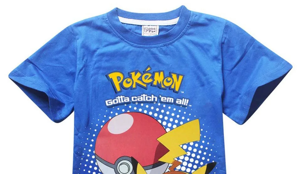 Детские футболки Покемон Гоу детские футболки с покемонами для девочек топы и блузки одежда для мальчиков футболька футболка с рисунком из