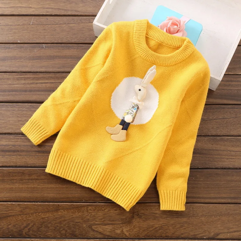 Новые модные свитера для девочек Одежда для детей 2-5 лет 8069