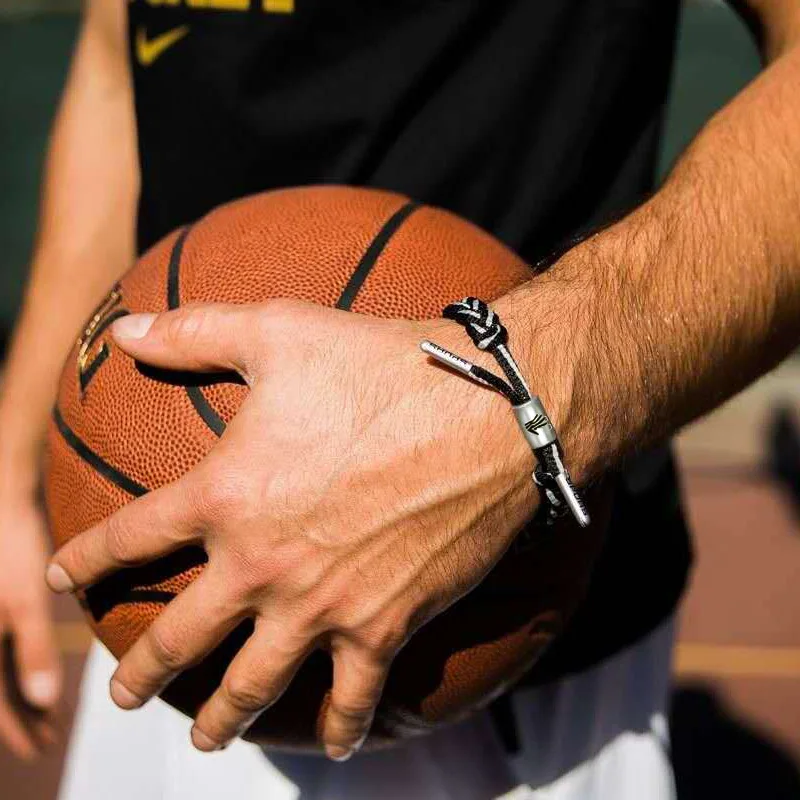 /Buy 2 Get 1 Free/ 1Pieces Basketball Weave Bracelets For Men Lover's Curry Kobe Harden James Adjustable In Length Wristband