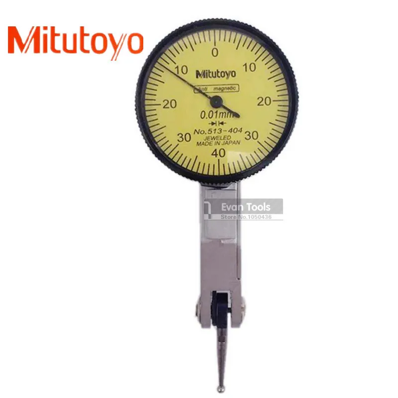 G Mitutoyo 513 404 Dial Test Indicator 0 0.8mm/ 0.01mm Lever Indicator