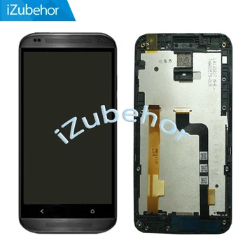 

100% warranty Black LCD Screen Display with touch screen digitizer + frame assembly For HTC Desire 601 by free shipping