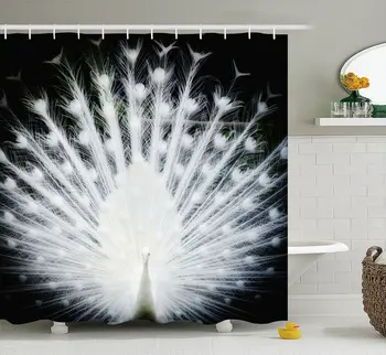 

Creative New Features Polyester Waterproof Shower Curtain-Bathroom Accessories Ideas