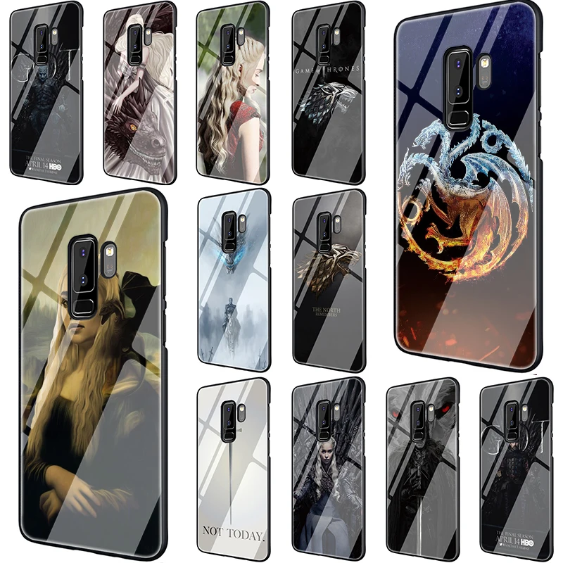 

Game of thrones Tempered Glass phone case for Samsung S7 Edge S8 S9 S10 Plus Note 8 9 A10 20 30 40 50 60 70