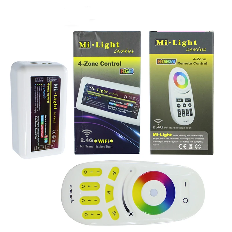 2 4 г Mi. света RGB светодиодный RF сенсорный Сенсор контроллер + блок контроллера DC12 24V