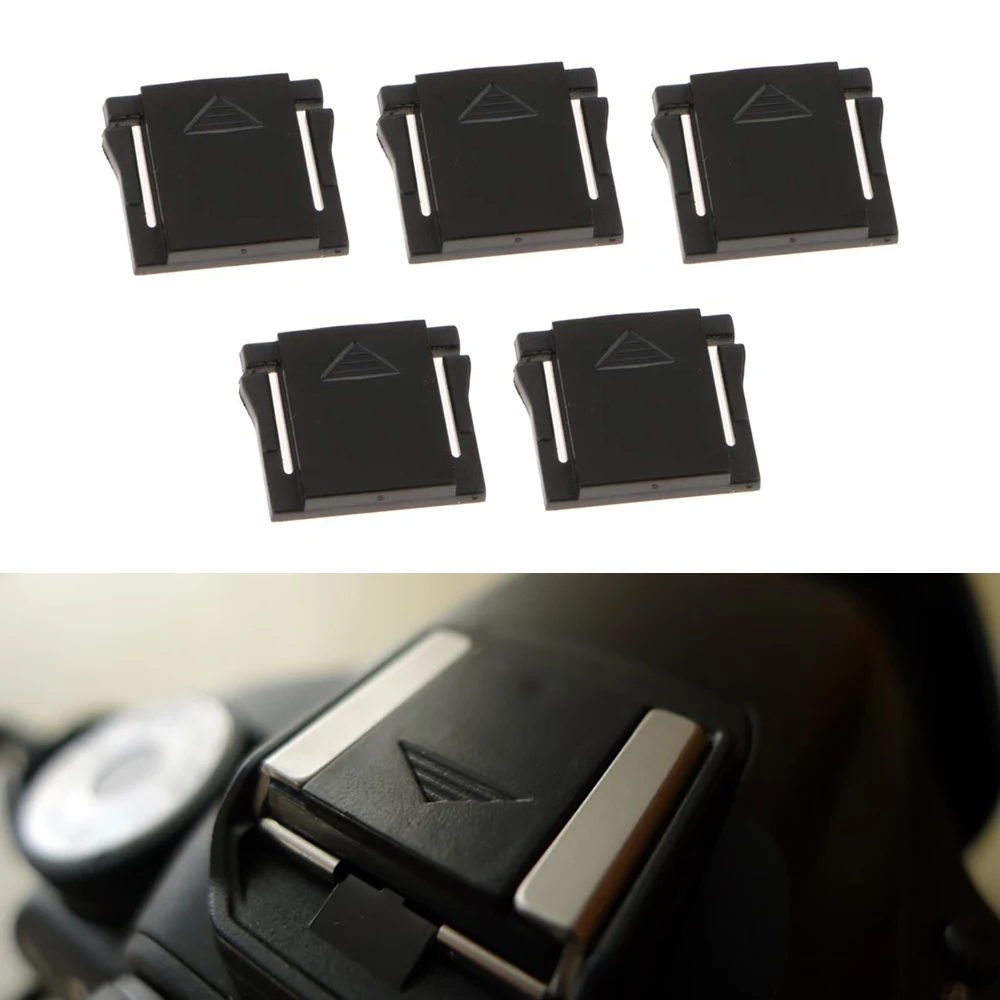 5 uds zapata para Flash cubierta de protección para Canon Nikon Olympus Pentax Panasonic SLR
