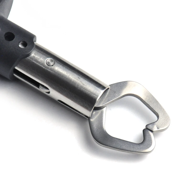 

OLOEY Outdoor Portable Fishing Gripper Stainless Steel Handle Fish Grip Nipper Carp Grabber Pesca Fish Lip Grip